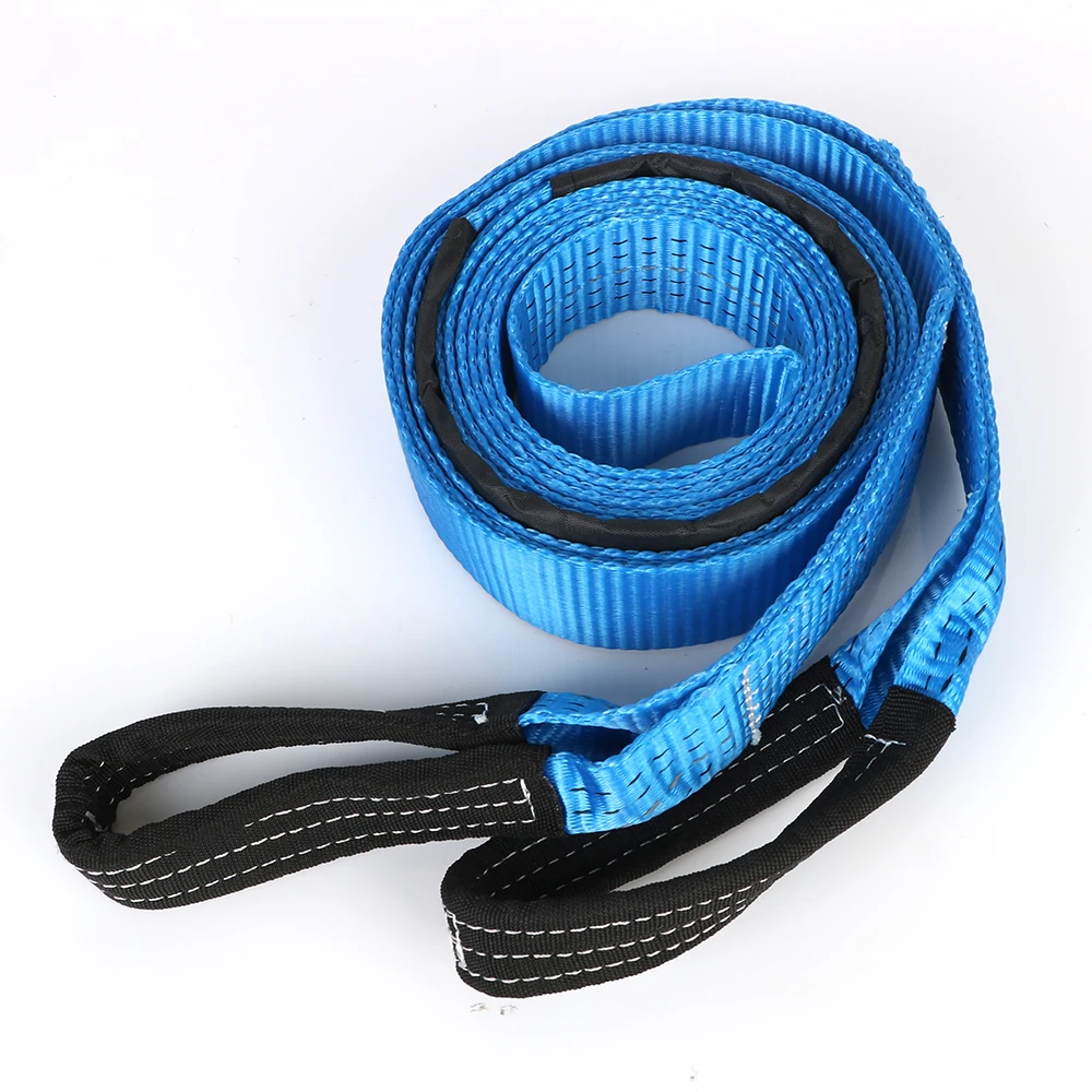 

Tow Strap 3.66M Car Accessories 8 Tons For Heavy Duty Car Emergency Car Towing Rope With Hooks High Strength Nylon Tow Cable