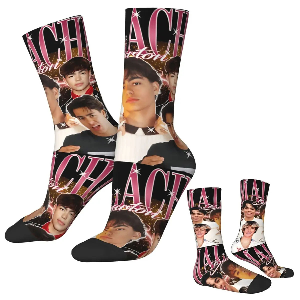 

Malachi Barton Vintage Socks Spring Stockings Retro Unisex Quality Socks Graphic Climbing Anti-Slip Socks