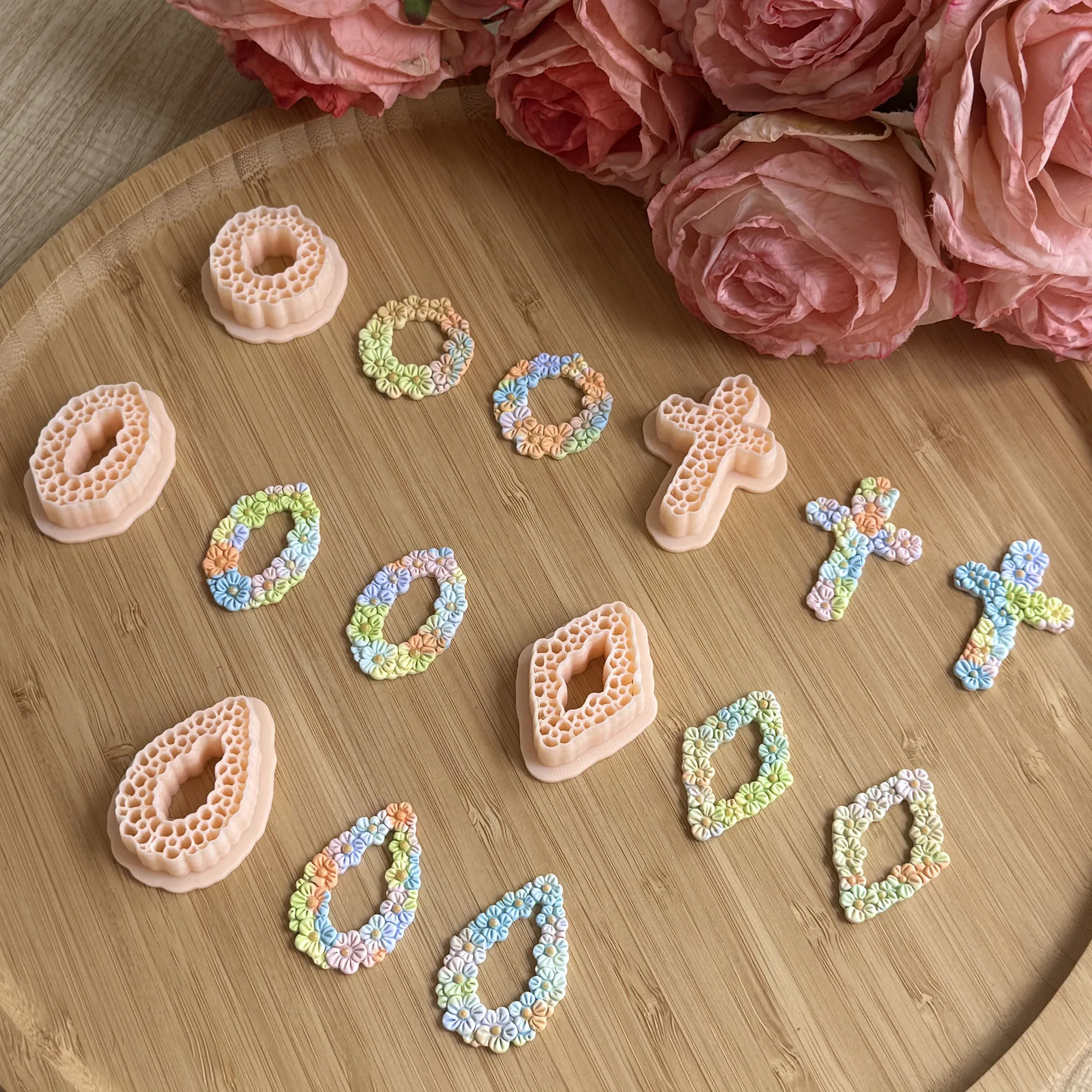 1Pc Water droplet / Circle / D - Diamond Stud Earrings 评论和价格