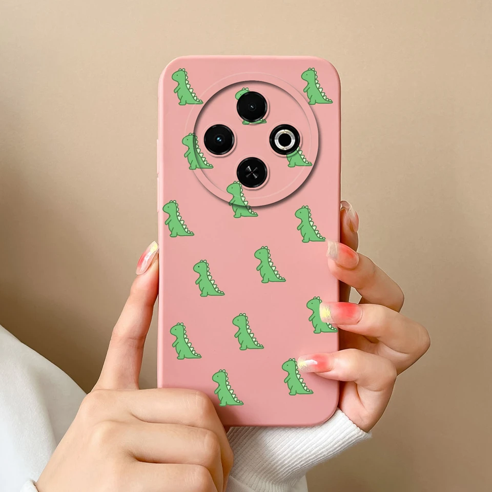 Cases For Tecno Spark 30 30C 4G 5G Love Heart Bear Liquid Durable Shockproof High Quality Shell For Tecno Spark 30C Coque Funda