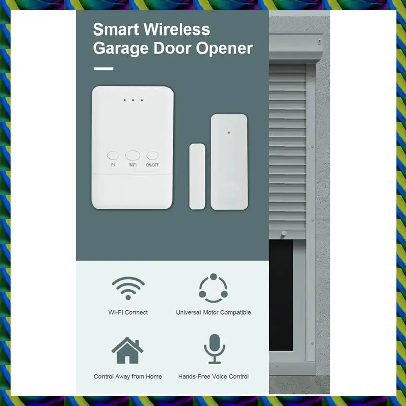 

Daily Tuya WIFI Smart Universal Garage Door Opener Support Alexa Voice Assistant Door Sensor Wireless Garage Door Controller