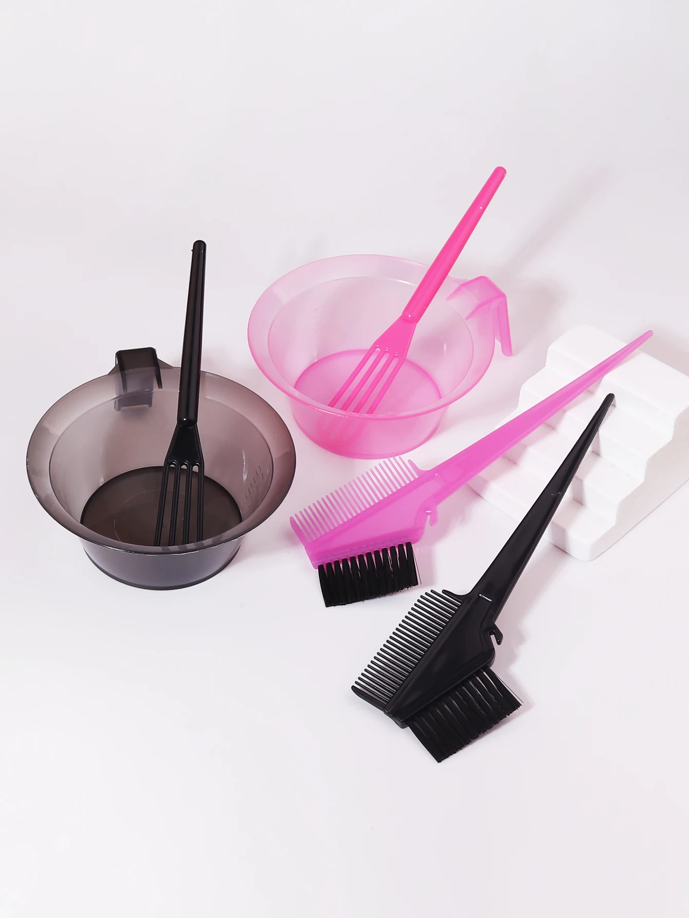 3-teiliges professionelles Haarfärbeset für den Salon, einschließlich Haarfärbeschale, Haarfärberührer und Haarfärbepinsel für Haar-Accessoires – Detail 1