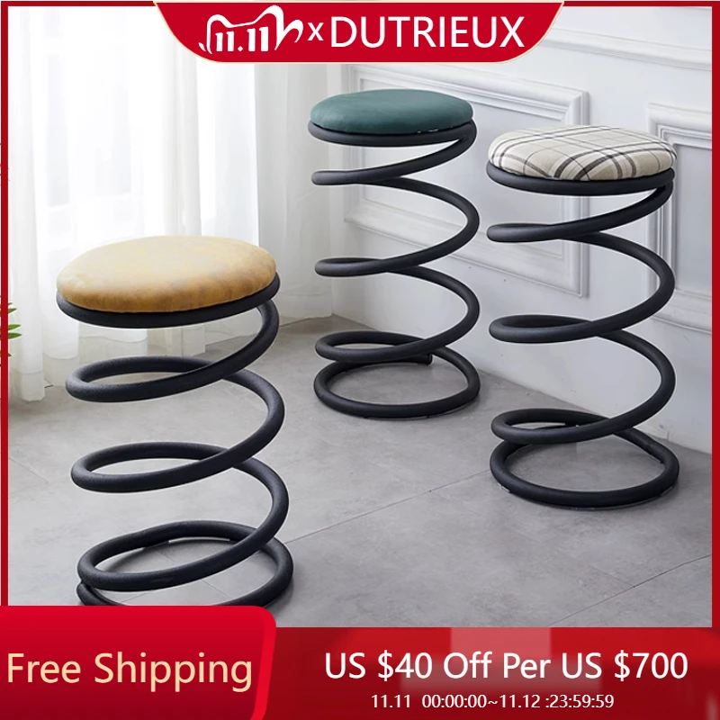 

Industrial Single Bar Stools Designer Creative Waiting Outdoor American Bar Stool Reception Metal Unique Sillas De Bar Furniture