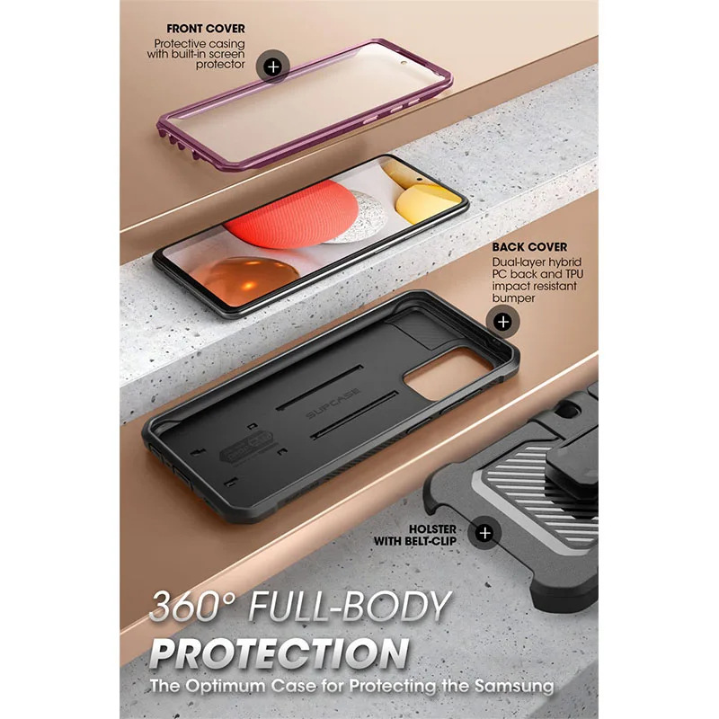 SUPCASE For Samsung Galaxy A53 5G Case (2022) UB Pro Full-Body Rugged Holster & Kickstand Case with Built-in Screen Protector