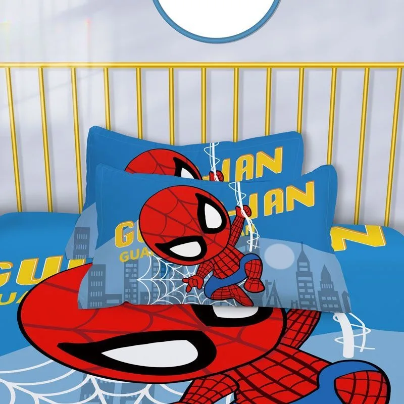 

Marvel Мстители Человек-паук мультфильм анимация наволочка с принтом ценная модная приятная для кожи дышащая кожаная подушка