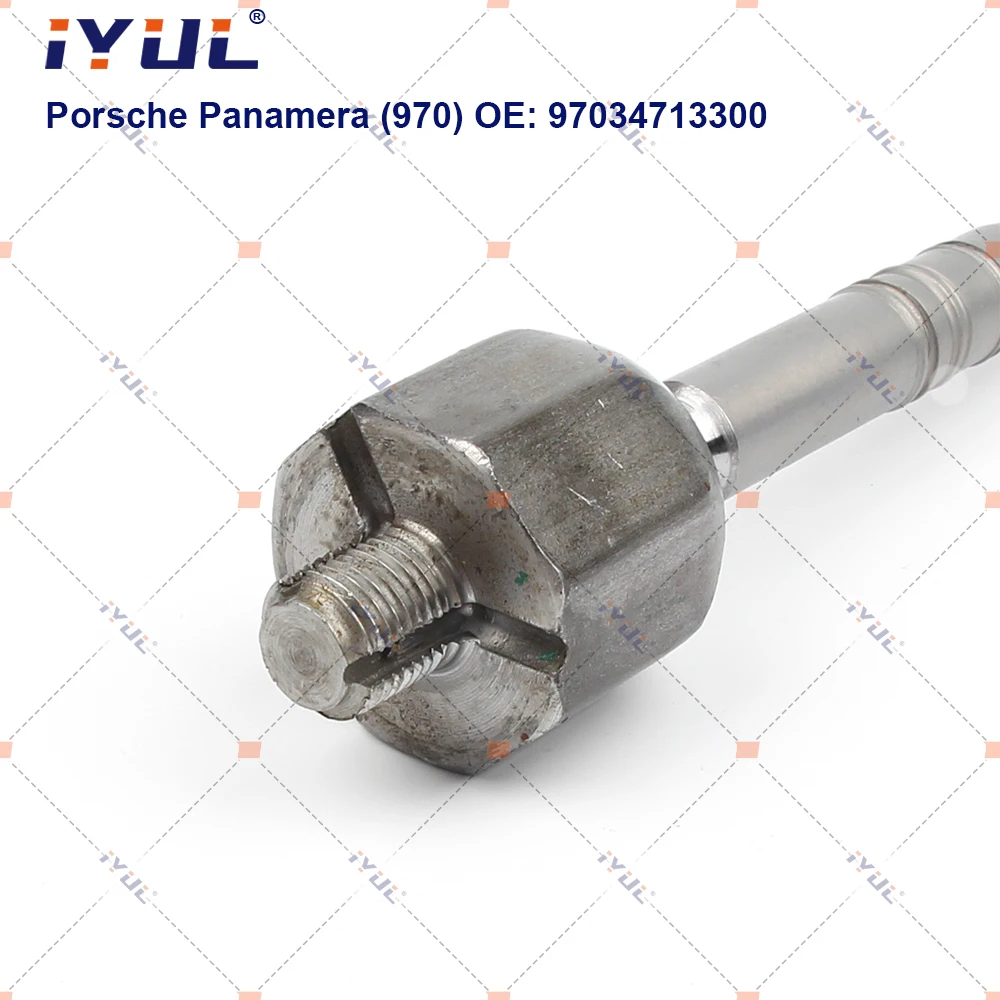 Tie Rod de direção interna termina, junta esférica para Porsche Panamera 970, 3.6, 4.8, 4S, 4.8 Turbo, 97034713300, eixo dianteiro, interno, par