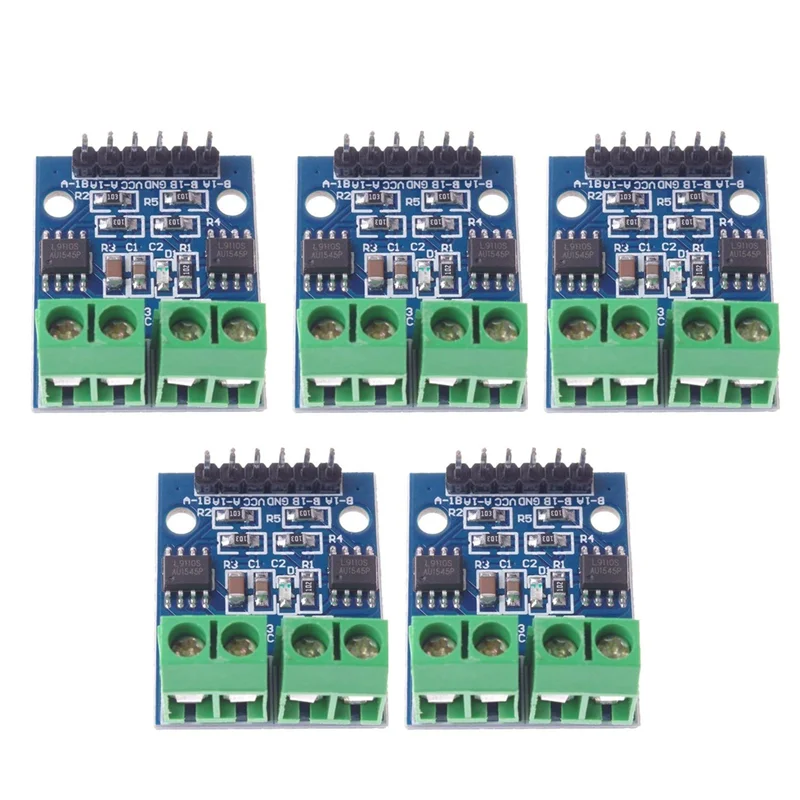 5Pcs L9110S 2 Channels DC Stepper Motor Dual Motor Driver Module Controller Board for ArduinoJAS