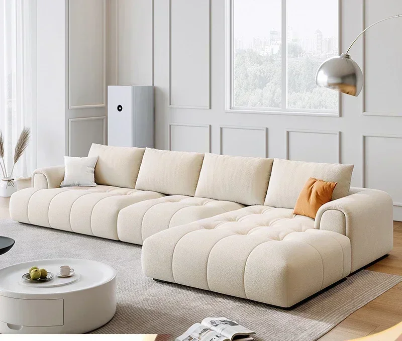 

Corner combination size apartment fabric sofaquality furniture