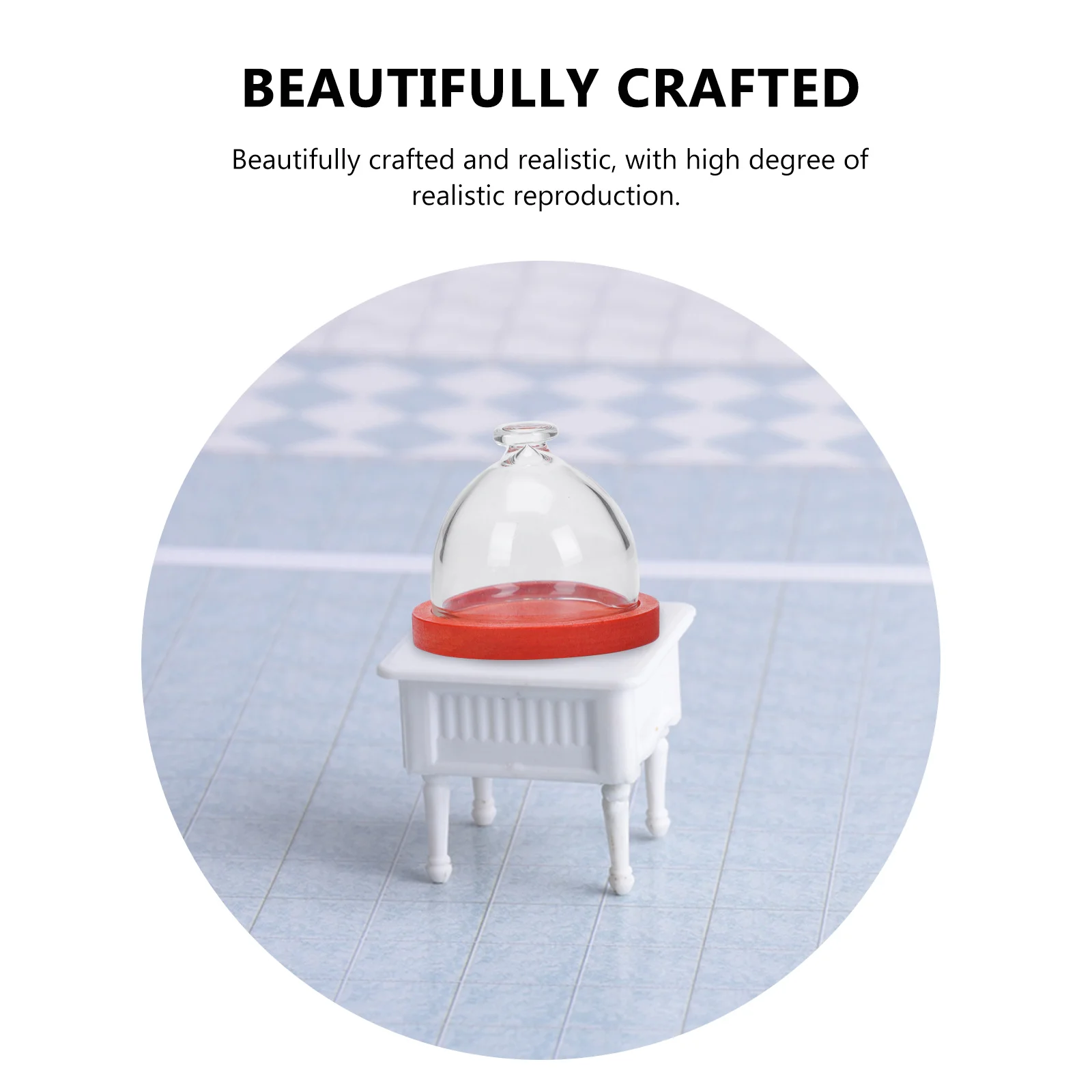 

2 Sets Dessert Cake Cover Party Playing House Miniature Furnishings Decorate Child