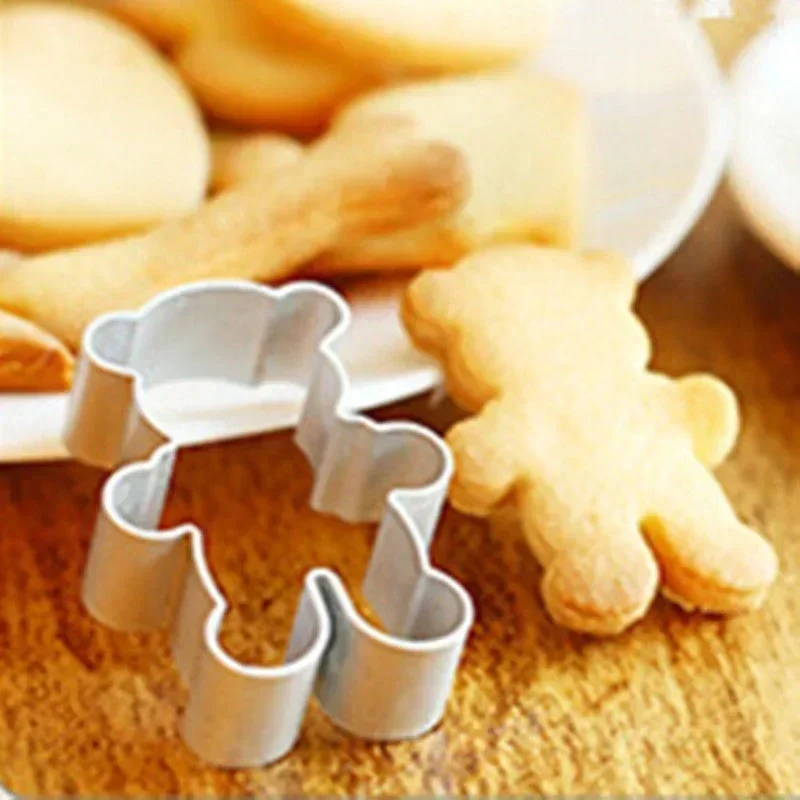 

Kitchen Baking Creative Small Tools Metal Alloy Cake Cookie Bakeware Mould Fondant Cookie Cutters Biscuit Mold Diy Little Bear