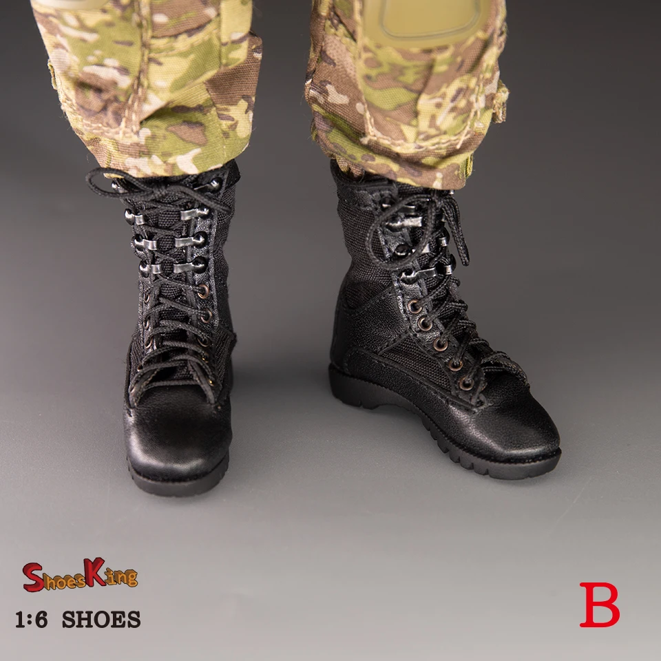 ในสต็อก SK011 1/6 Scale ชาย Combat Boots Army Hollow รองเท้าสําหรับ 12 นิ้ว Action Figure Body สําหรับคอลเลกชันแฟนๆ