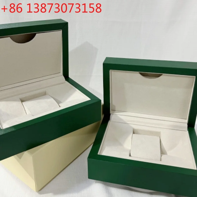 

Коробка для часов 2026 Green Watch Box: футляр для хранения и демонстрации часов, шкатулка для украшений, подарочная сумка, подушка из микрофибры с чехлом для хранения