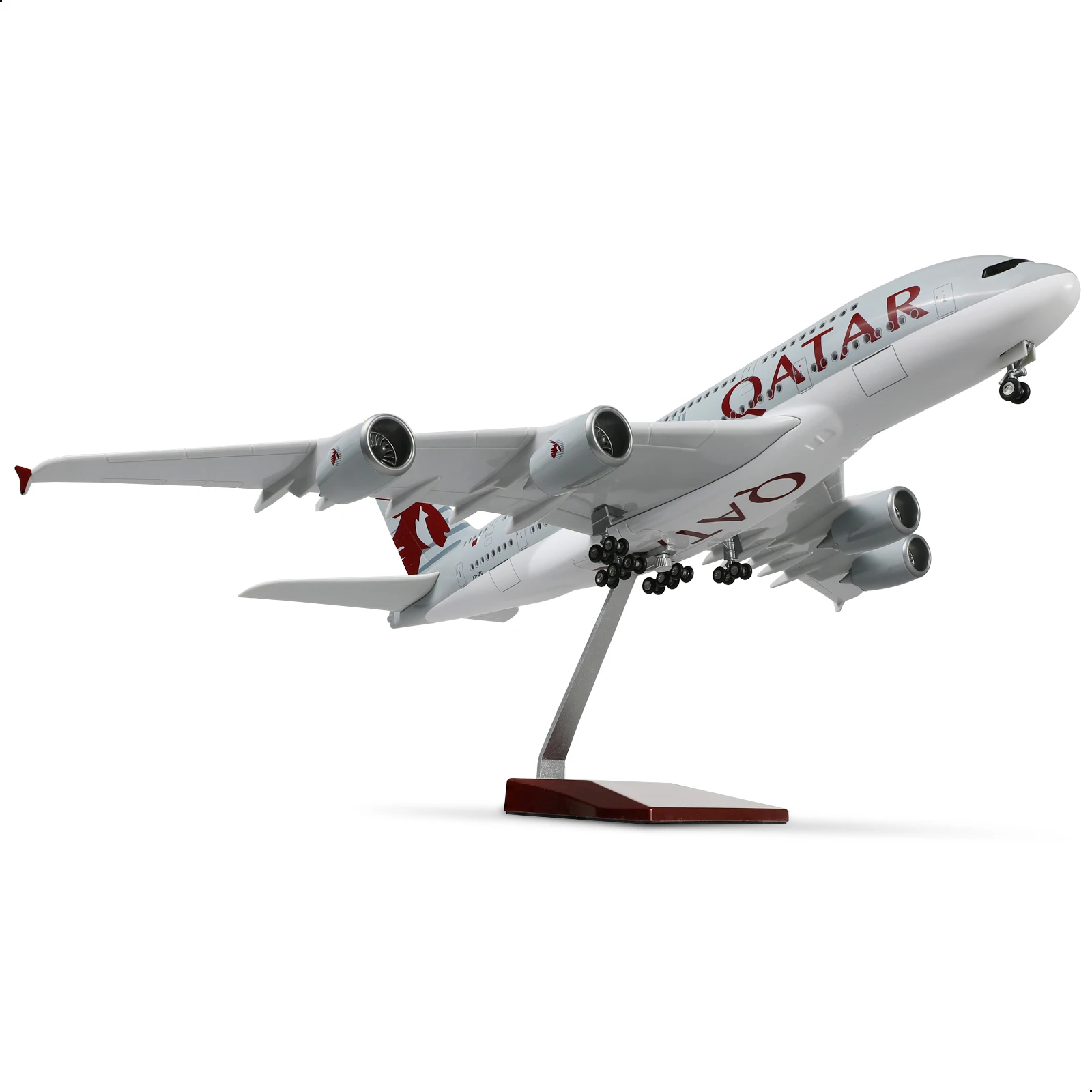1:160 A380 Aircraft Model With Wheels & Stand Collectible Decorative Aviation Enthusiast Christmas Birthday Gift for Men