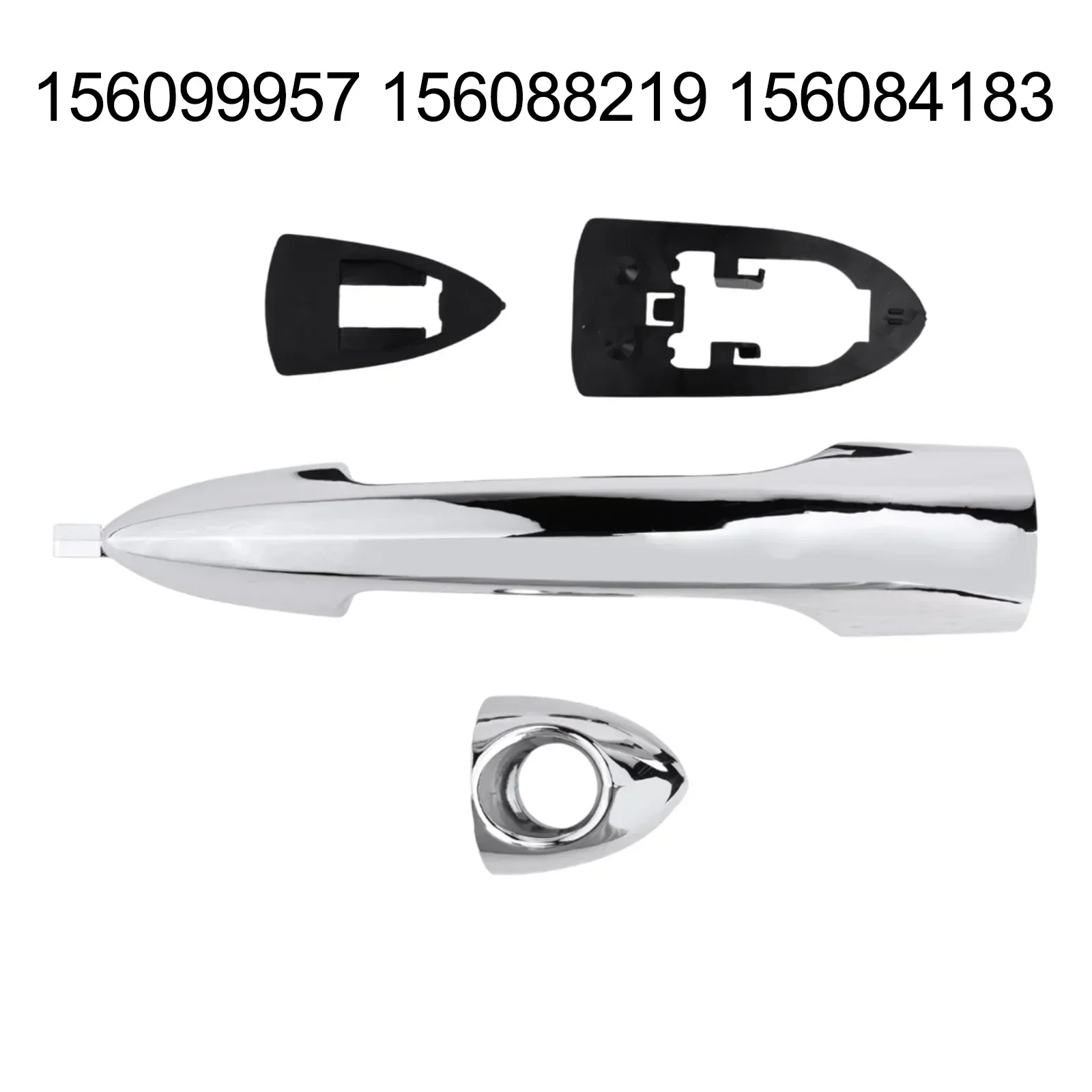 For AlfaRomeo Front Outer Door Handle With Hole For Giulietta For Mito 156099957 156088219 156084183 Exterior Door Handle