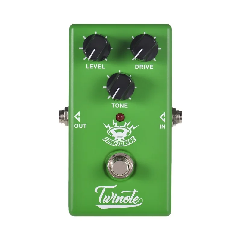 Twinote TUBE DRIVE Guitar Effect Pedal Analog Overdrive Guitar Pedal Processsor Full Metal Shell with True Bypass