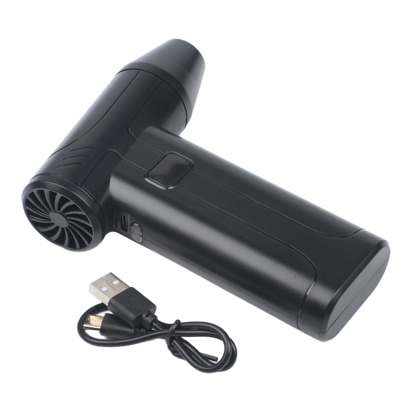 6 Speed Turbo Handheld Blower With 100000 RPM Motor LED Illumination And Lightweight Design For Camping Hiking And Utility Tasks