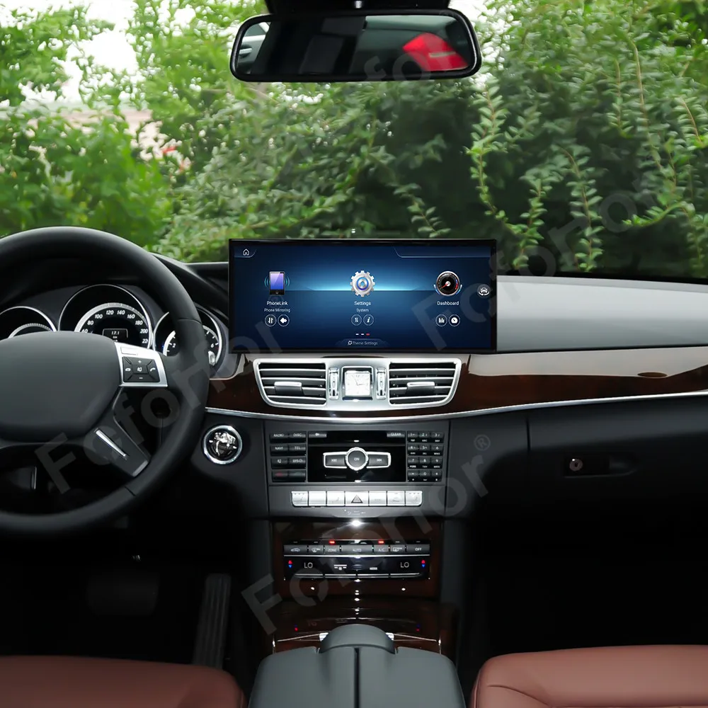 15.8inch Android 14.0 HD Screen For Mercedes Benz E Class 2012-2014 Qualcomm Car Radio GPS Navigation CarPlay Multimedia Player