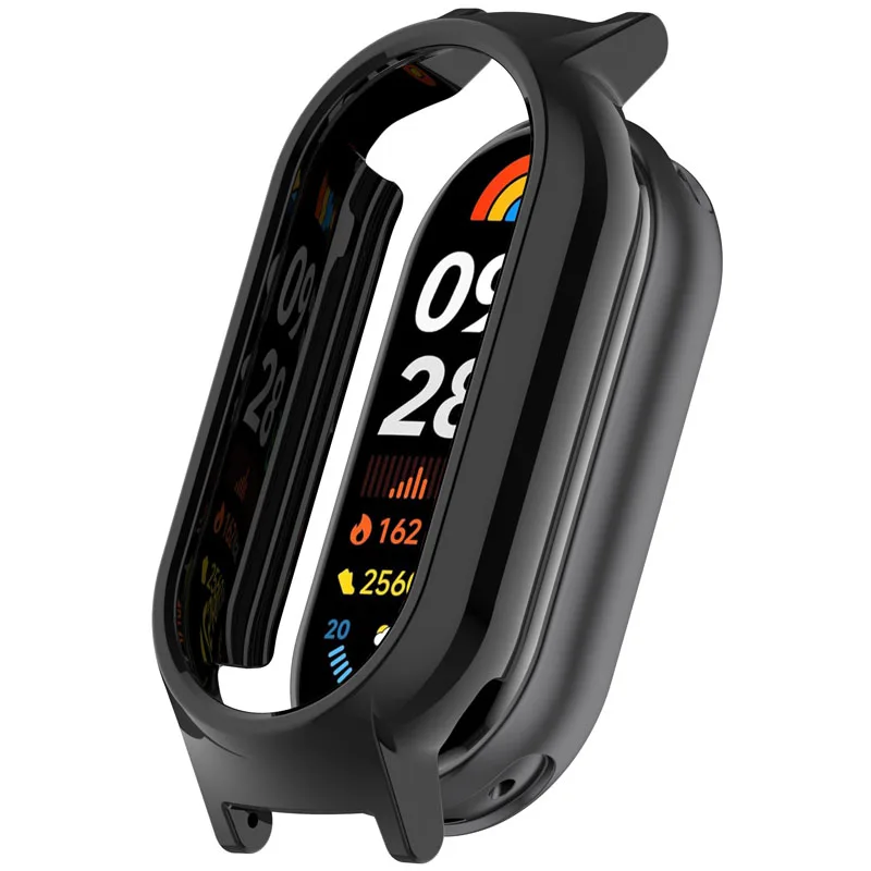Protector de pantalla 2 en 1 para Xiaomi Band 8, pulsera inteligente NFC, cubierta de cobertura completa para Xiaomi Band 9, funda de edición especial de cerámica