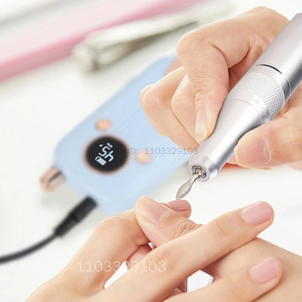 Elektrische nagelpolijstmachine Boren Professionele nagels Slijpen Polijsten Dode huid verwijderen Art Schuurvijl Manicure Machine