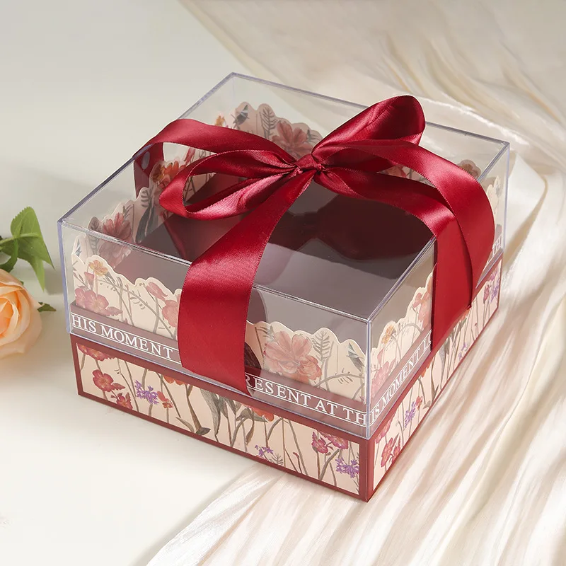 Customized. Square Acrylic Box Wedding Return Wedding Candies Box Business High-End Packaging Box Holiday Box