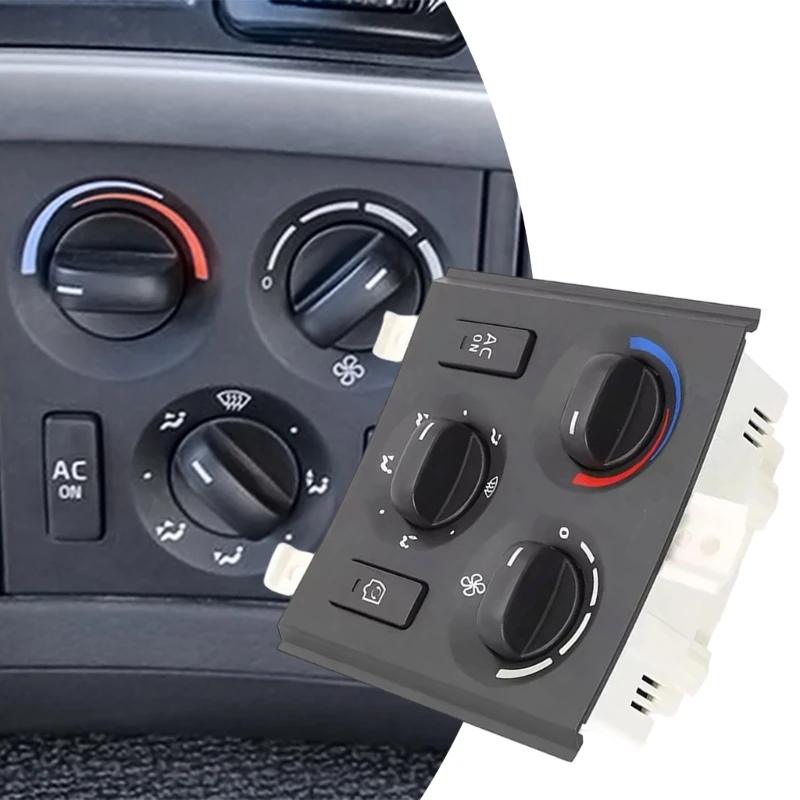 Cab Heater Cooling Panel 21326144 20511569 for Truck HVAC Service, Three Knob Temperature Fan Mode Panel with Defrost D7YA