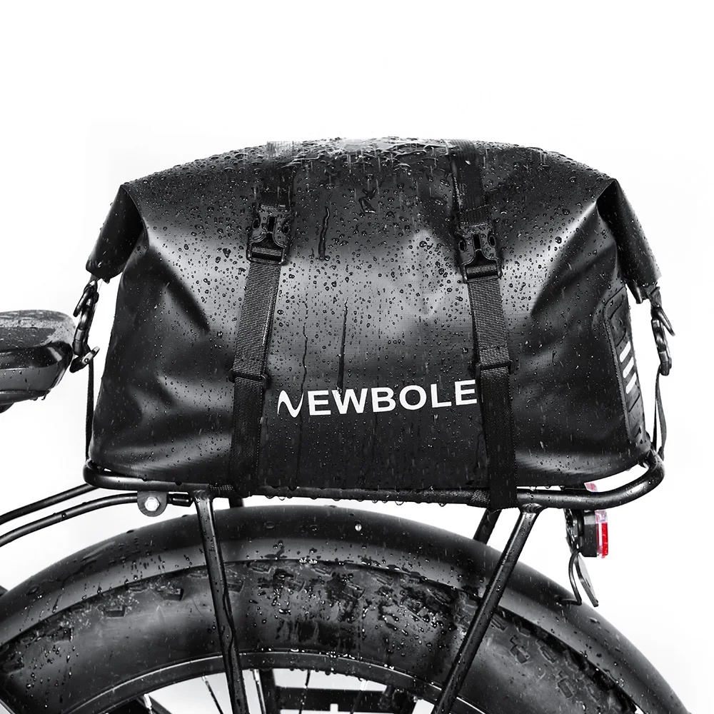 NEWBOLER Fahrradtasche 20L Große Kapazität Fahrrad Umhängetasche PVC Wasserdichte Fahrrad Rücksitz Rack Tasche Für MTB Radfahren E-Bike – Detail 6