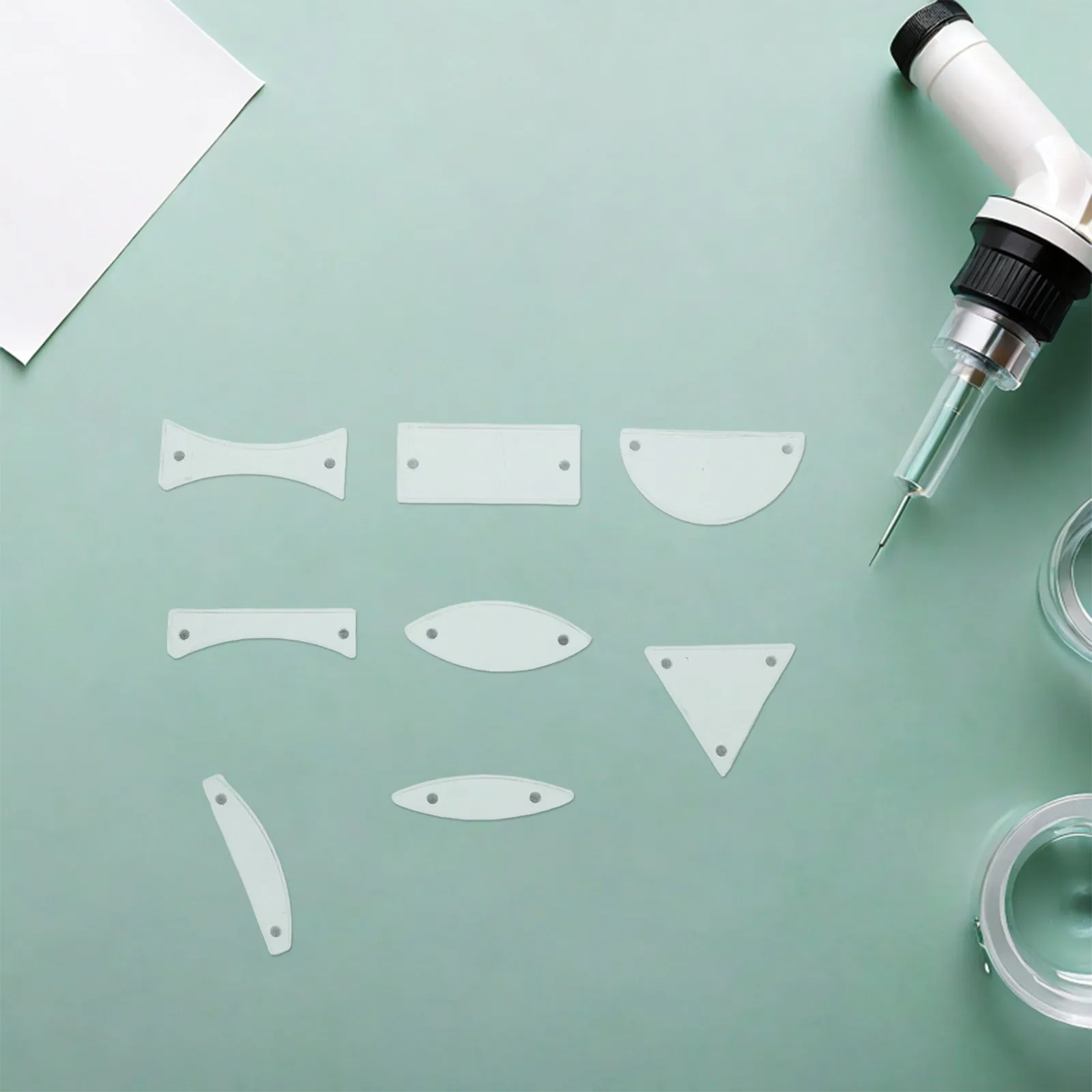 

8Pcs Optical Experiment Kit Physics Education Tool for School Classroom Science Demonstration Geometric Optics Lens Prism