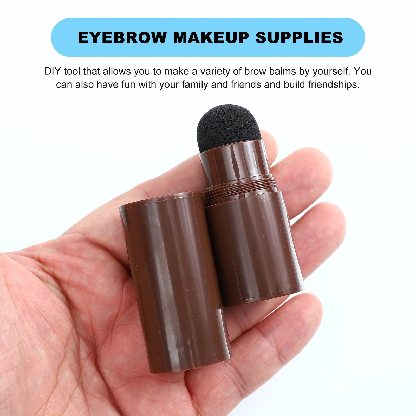 

6 шт., аппликатор для волос, инструмент для макияжа, крем для бровей, пудра для истончения волос, аппликатор для макияжа