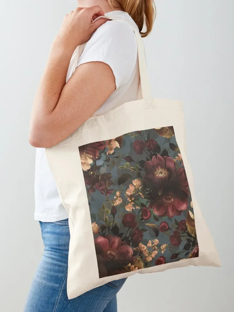 Moody florals - Mystic Botanical Night Garden 10 Tote Bag tote bag women canvas tote bag bags cloth bags bags luxury women