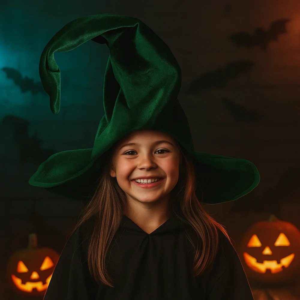 

Portable Velvet Cloth Halloween Witch Hat Baroque Mesh Baroque Witch Hat Cosplay Photo Props Gothic Queen Wizard Cap Adult
