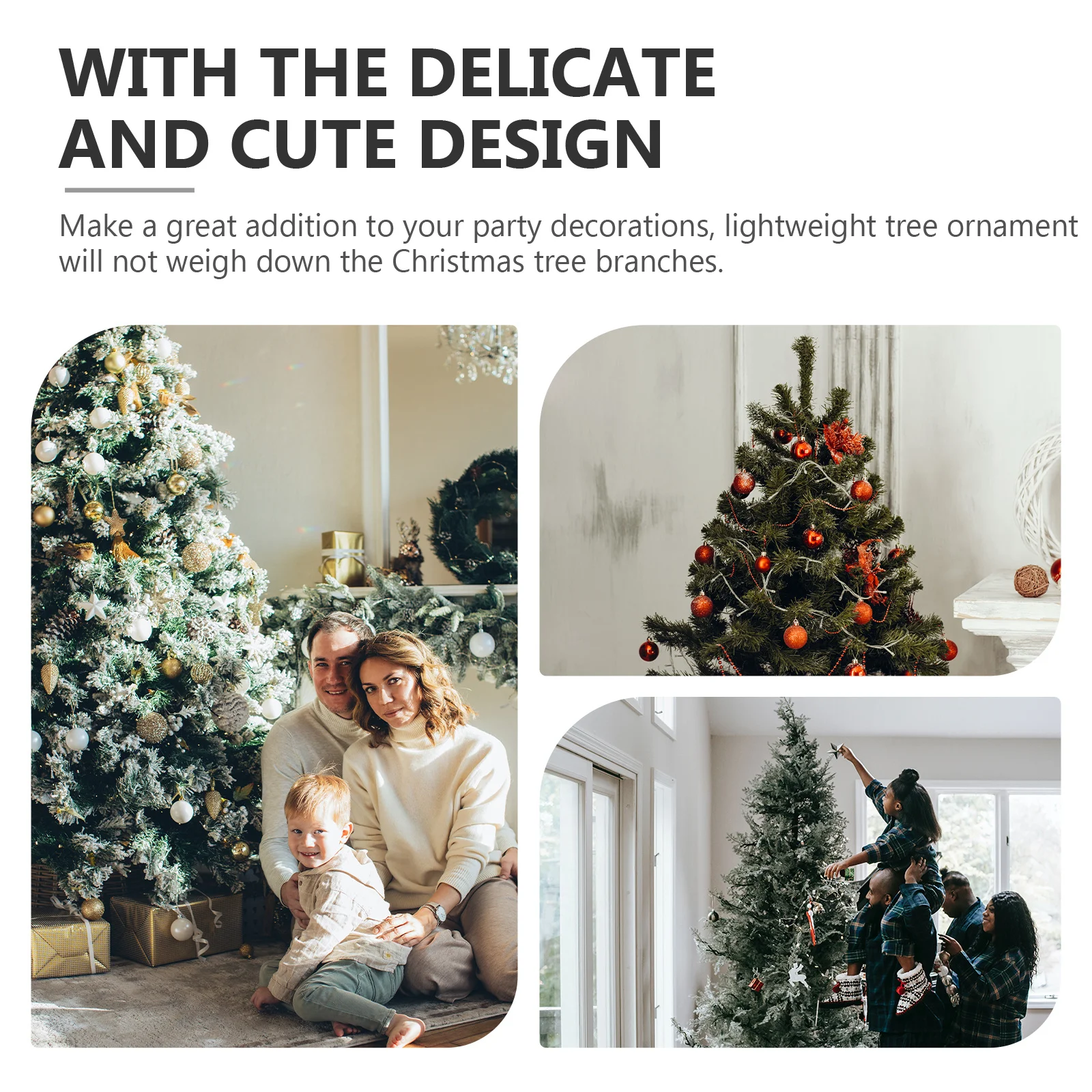 

Box Christmas Tree Decor Wooden Hanging Xmas Ornaments Party Props Festive Tree Decorations Christmas Themed Ornaments