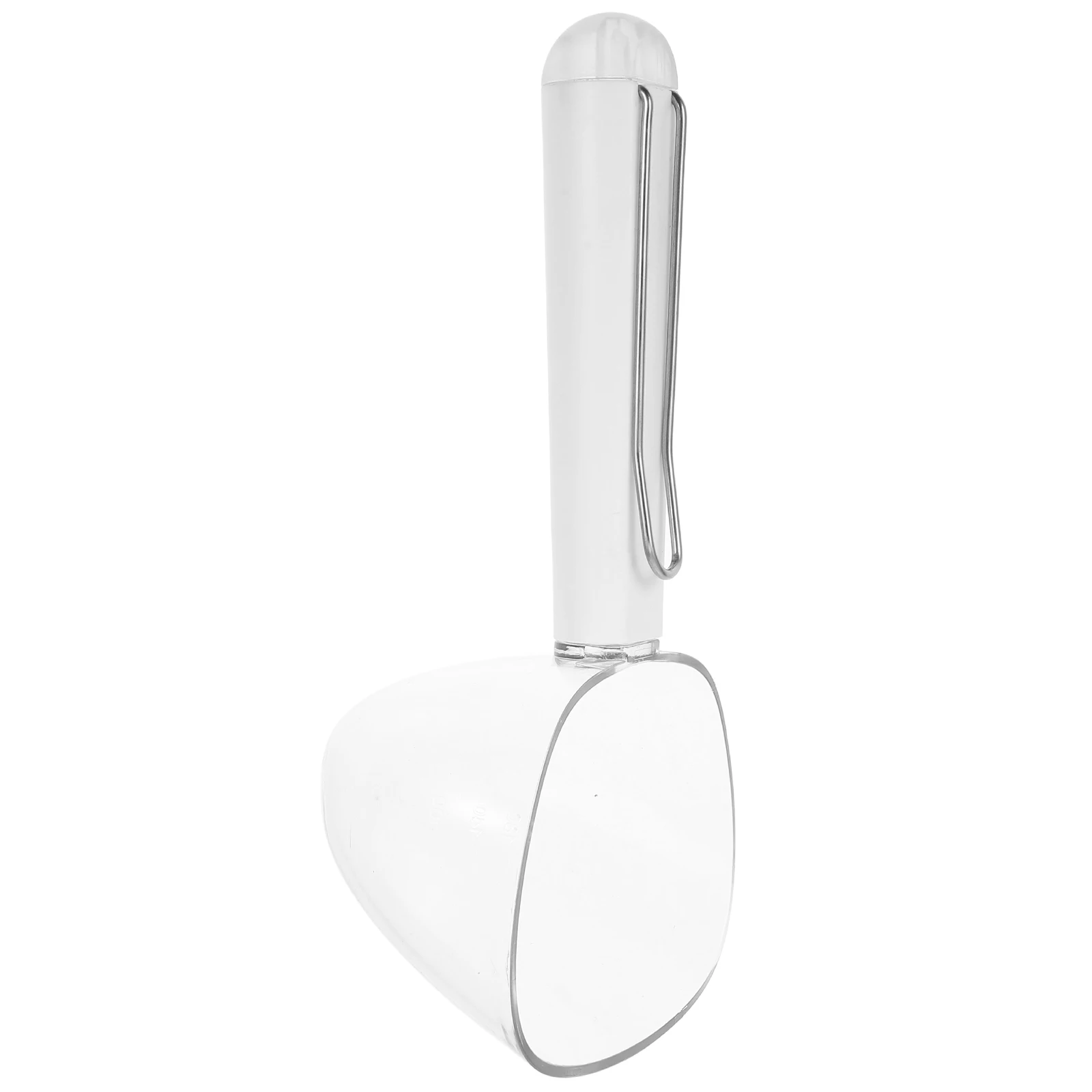 

Pet Food Spoon Stainless Steel Sealed Clip Measuring Cup Dog Cat Food Scoop Utensil Reusable Kitchen Tool Precise Scale