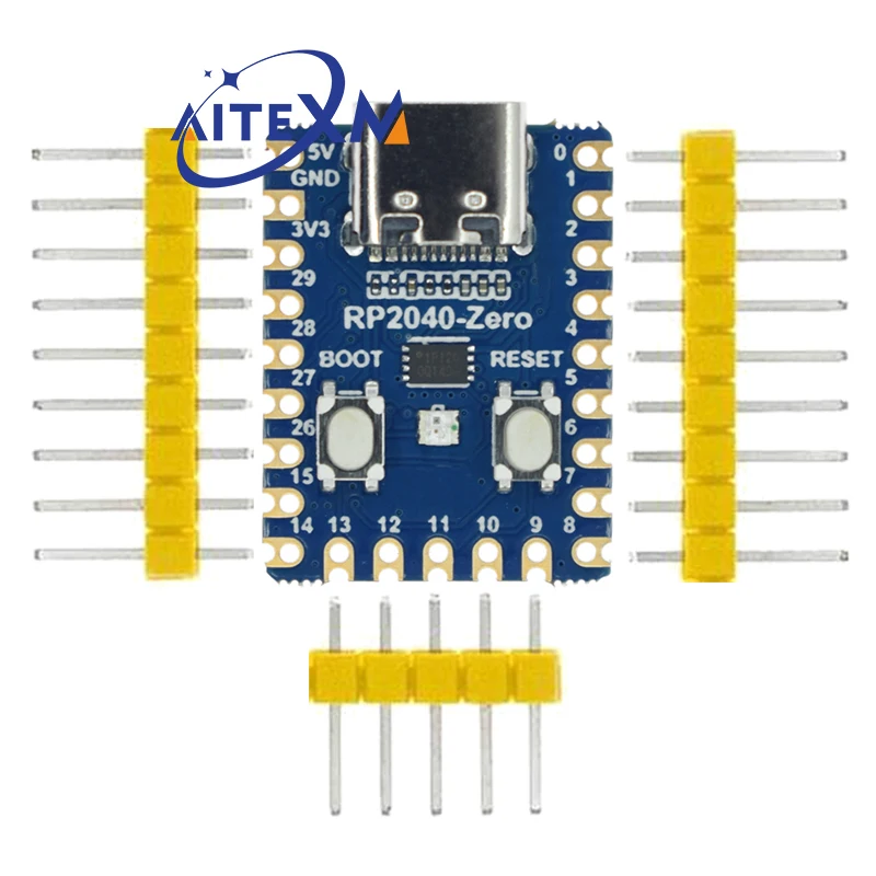 

RP2040-Zero RP2040 for Raspberry Pi Microcontroller PICO Development Board Module Dual-core Cortex M0+ Processor 2MB Flash