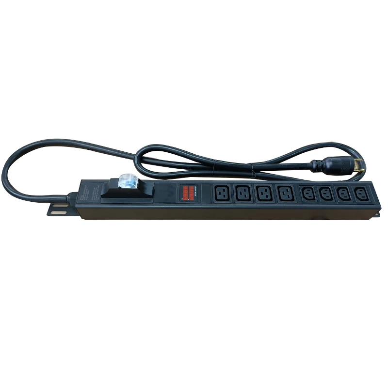 19インチキャビネットGPU L6 30p Nema 30アンペア 240ボルト C13+C19コンセント ハイパワー データセンターPDU