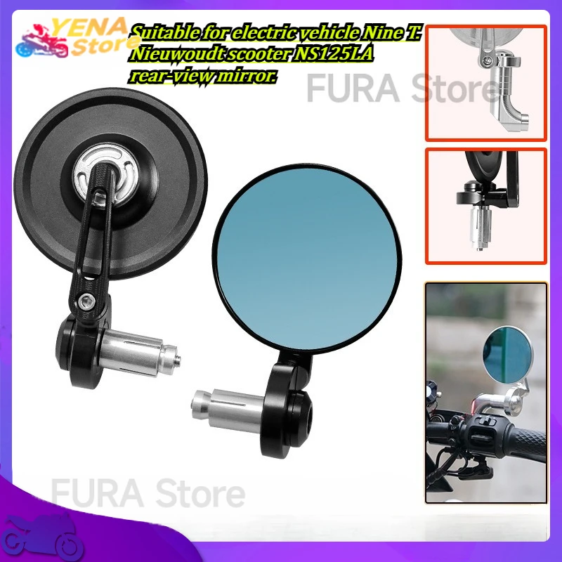 

Motorcycle side-view mirror. Suitable for electric vehicle Nine T. Nieuwoudt scooter NS125LA rear-view mirror.