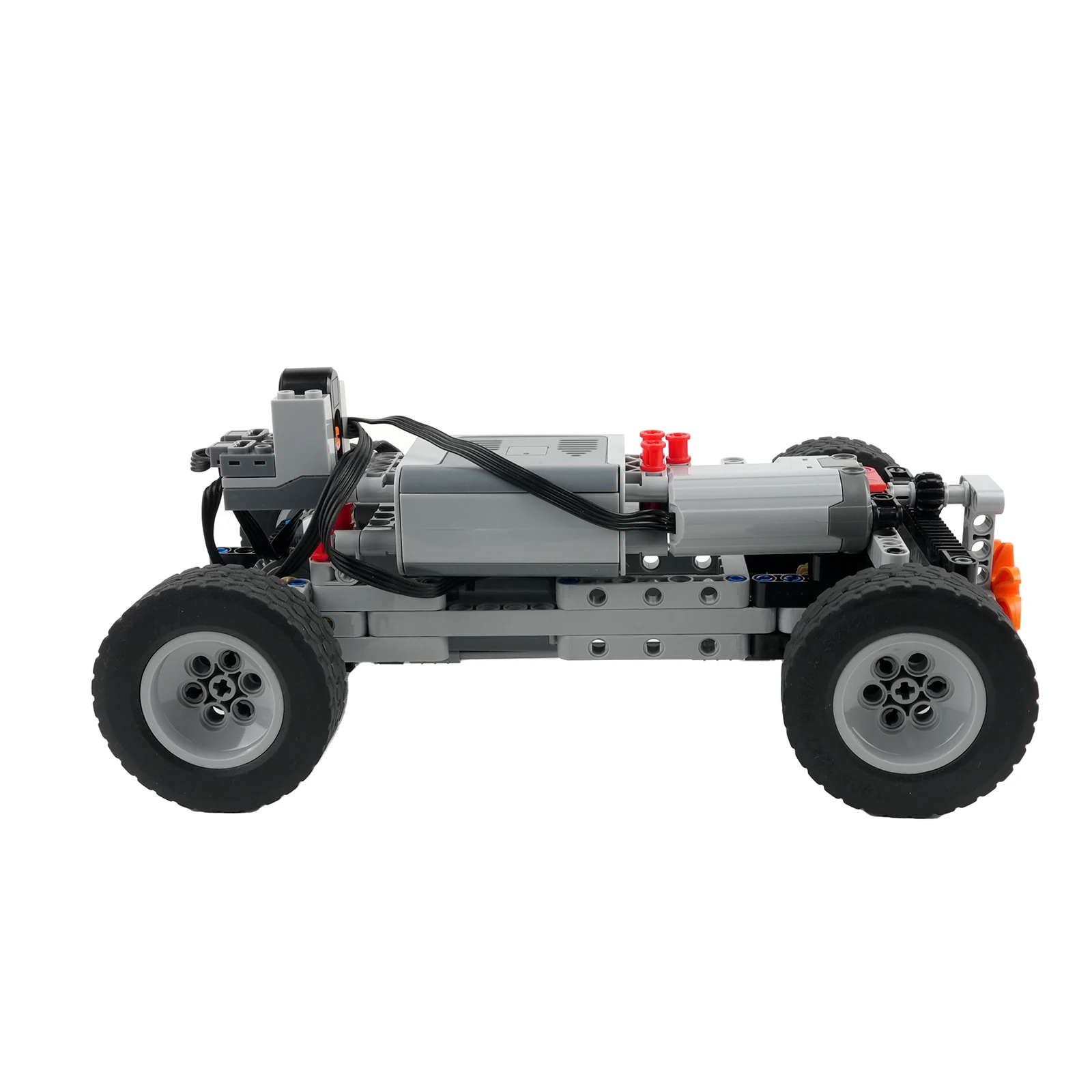 MOC 4WD Remote Control Car Chassis Kit With 62.4*20mm Wheel Four-Wheel Drive Technical Car M Motor Servo Motor AA Battery Box