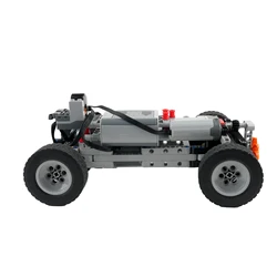 MOC 4WD Remote Control Car Chassis Kit With 62.4*20mm Wheel Four-Wheel Drive Technical Car M Motor Servo Motor AA Battery Box