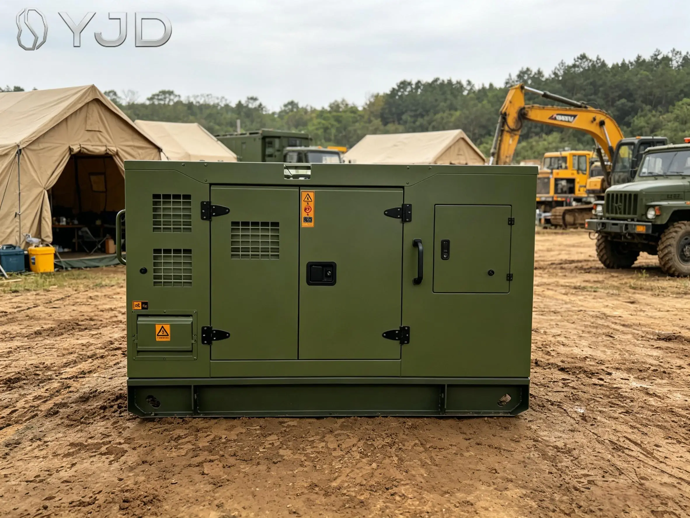 

European Compliant Water Cooled Silent Diesel Generator LCD Display Smart Control Custom Color/Design 30KVA 60KVA 80KVA ATS 100%