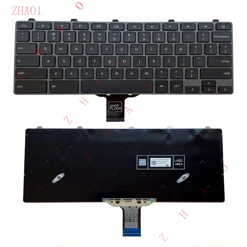 Z   Laptop US Keyboard For Dell Chromebook 11 3100 5190 3110 2-in-1 0H06WJ 0RFXCF