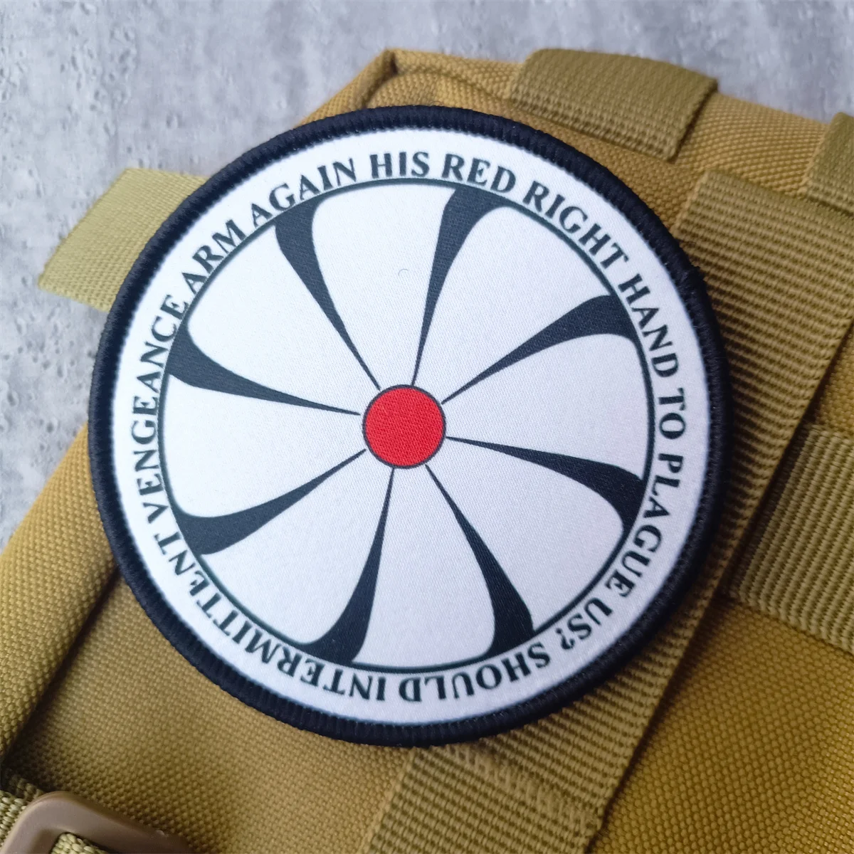 Patchs pour vêtements : Badges de moral, Chevron, Patchs imprimés de qualité supérieure, Badges Chaos Insurgency auto-agrippants pour vêtements