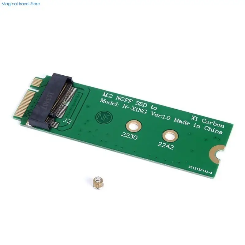 N2UB 20+6Pin SSD to NGFF M.2 SSD Risers Card Adapter for X1 Computer