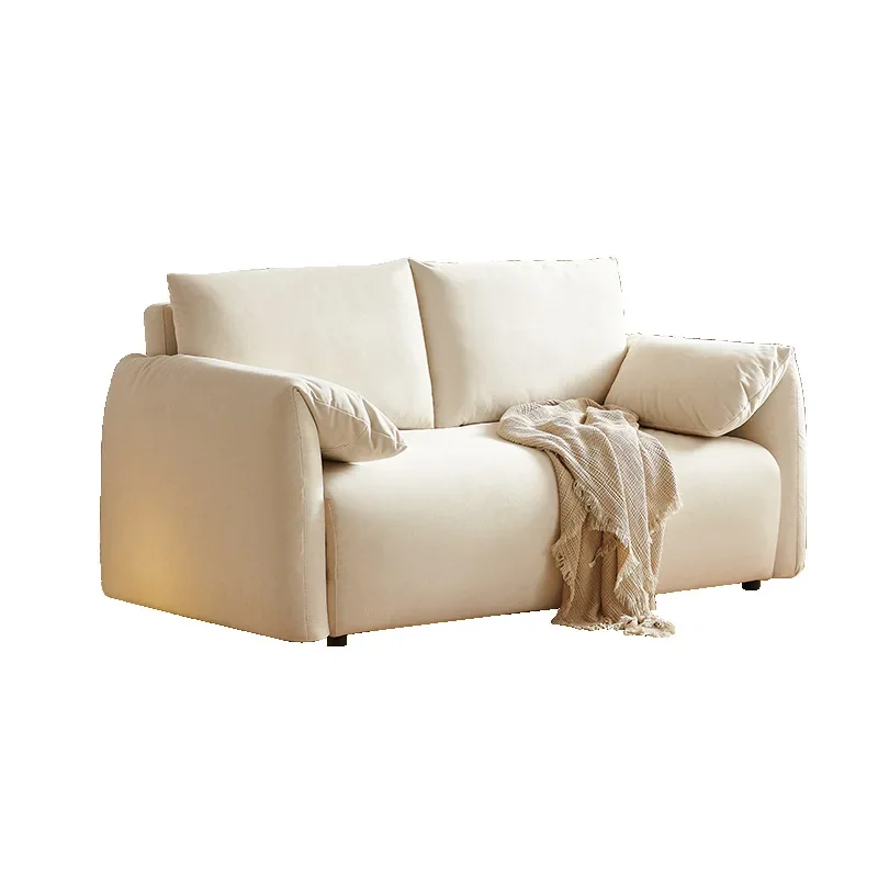 

Tongyu special cream wind balcony telescopic bed modern simple foldable sofa small apartment living room double sofa bed