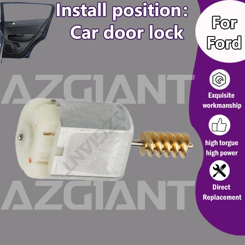 

For Ford Edge C-Max Focus Mondeo Fiesta Galaxy S-MAX Car Door Lock Actuator inner Replacement 12V Motor carbon brush assemblies