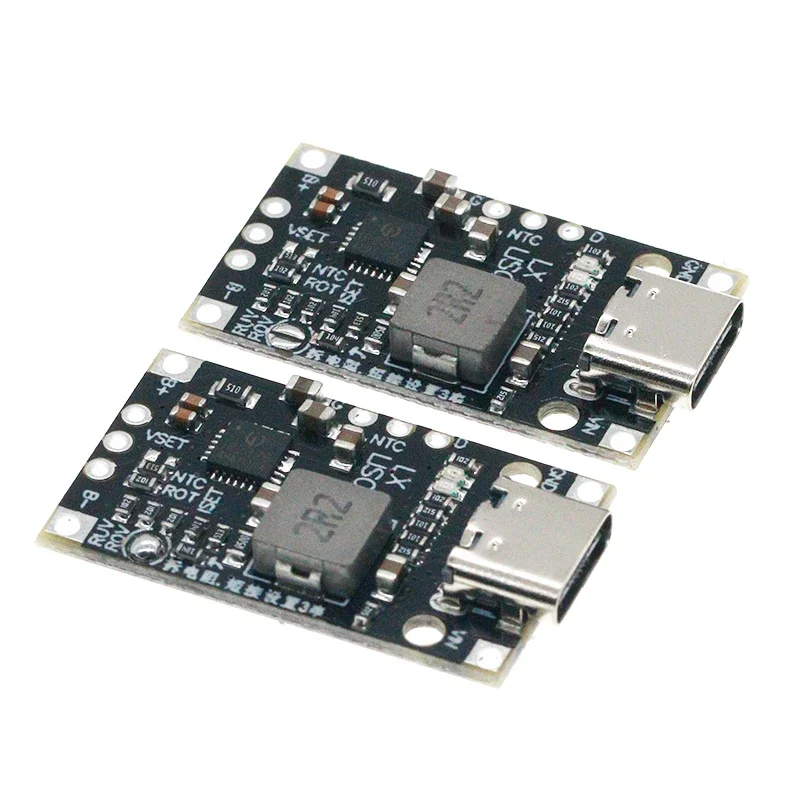 Type-C USB 2/3S BMS 15 واط 8.4 فولت 12.6 فولت 1.5A بطارية ليثيوم شحن دفعة وحدة مع دعم متوازن شحن سريع مع المؤشر