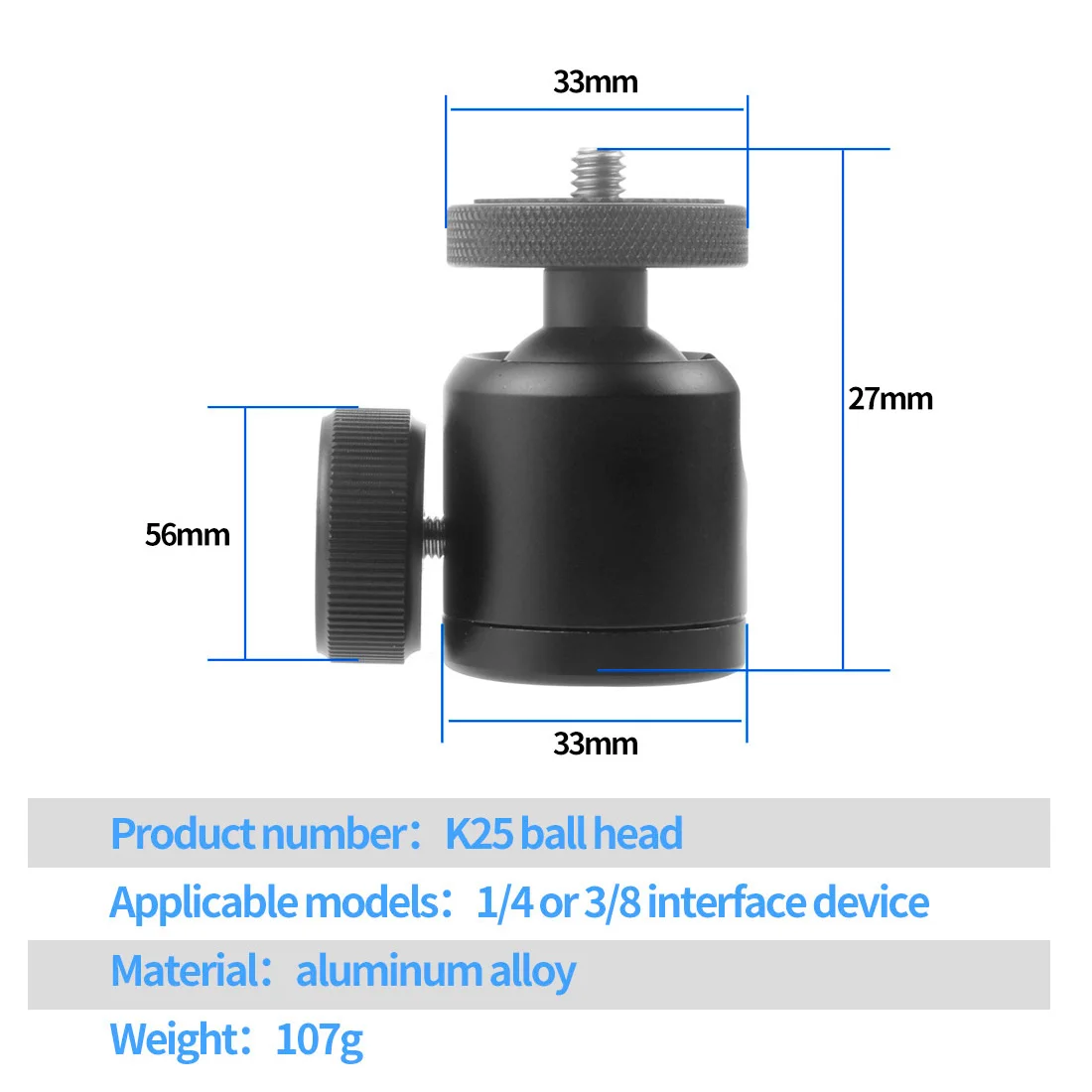 Super Clamp Mount Halter mit Stativ Kugelkopf Adapter für Gopro für Insta360 DSLR Monitor LED Blitzlicht Kamera Röhren halterung – Detail 32