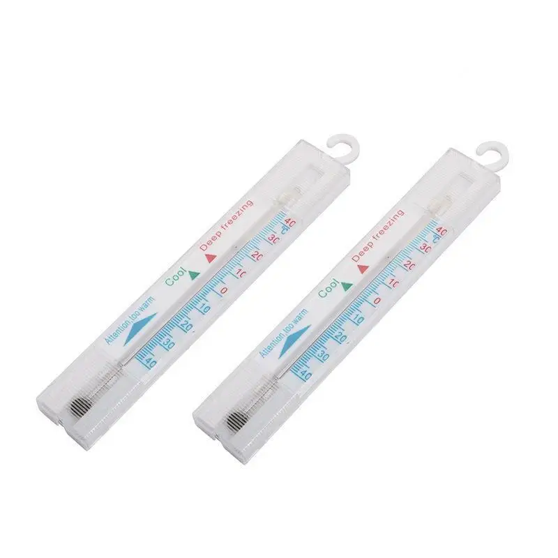 ~M6CB 1Pieces Plastic Fridge Thermometers With Hook Plastic Thermometers Suitable For Accurate Temperature Monitoring