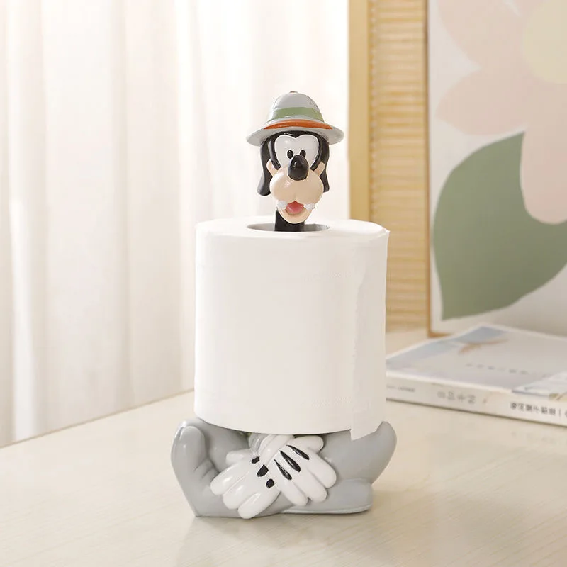 

Бумажная катушка Disney Goofy жестоto, креативные домашние стеллажи, безперфорированная туалетная бумага, стеллаж со съемной бумагой
