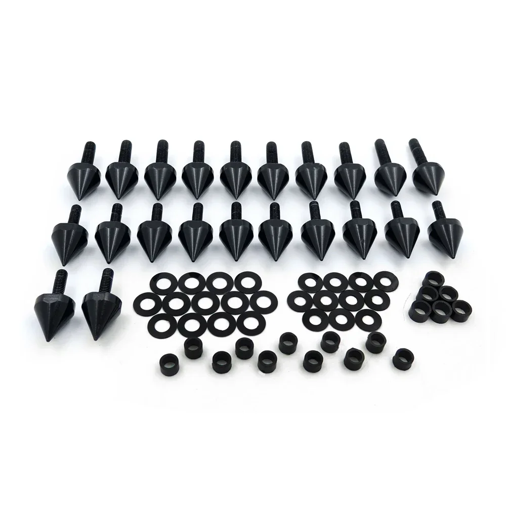 for 2003-2006 Kawasaki Ninja Zx6R Zx 636 Zx6Rr Motorcycle Gadget & Screws Motorbike Parts Black Fairing Bolts Kit