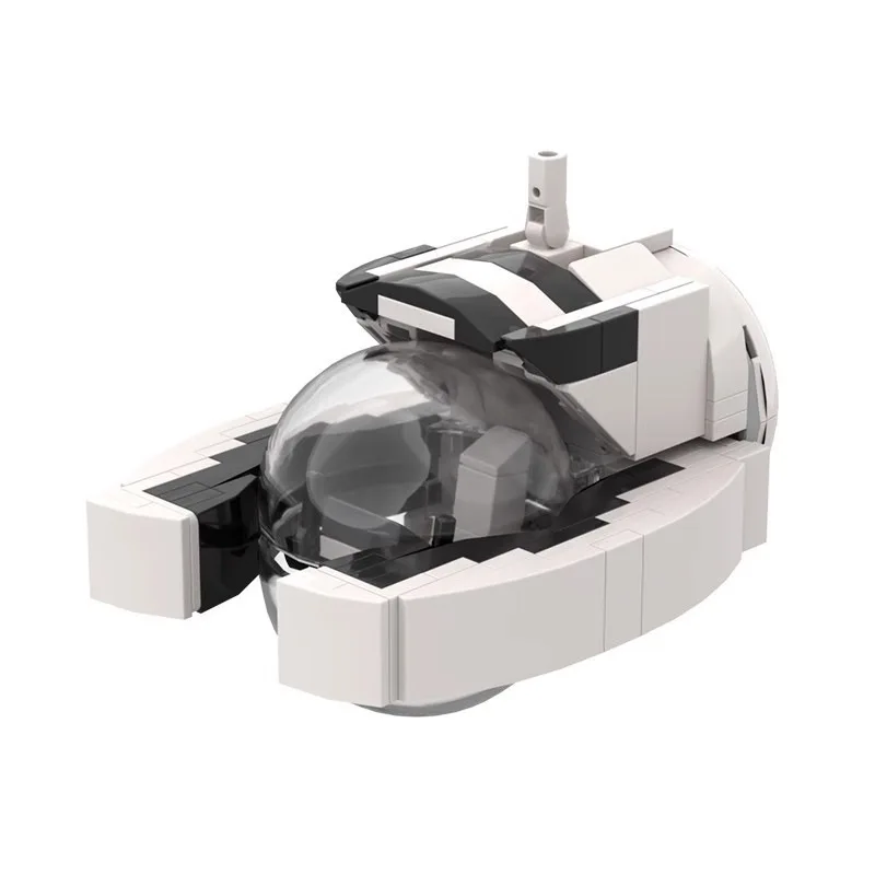 Seamoth Underwater Vehicle Blocks, Futuristic Deep Sea Explorer Model, DIY Assemble Toy for Sci-Fi Collectors