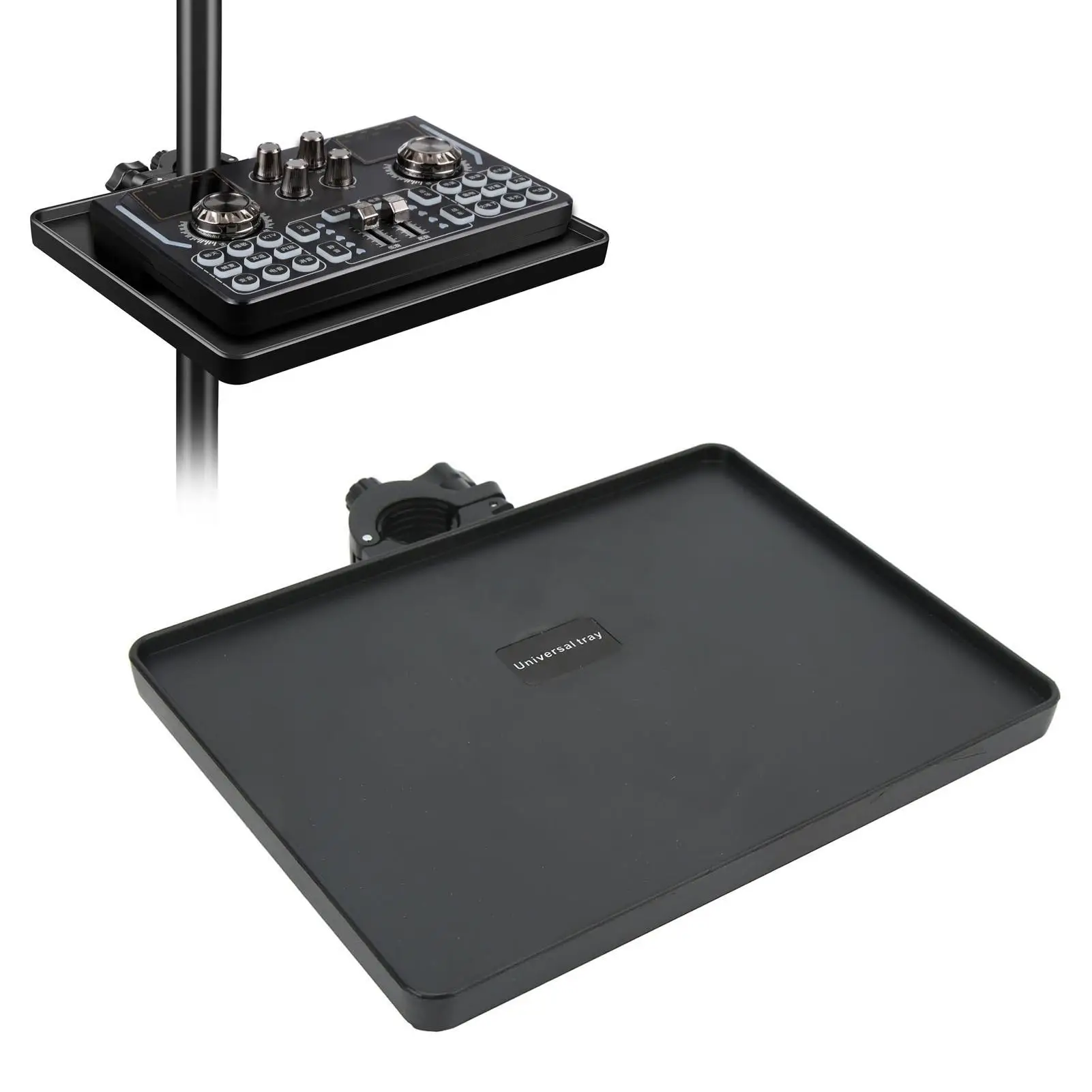 Multifunctional ABS Sound Card Tray for Mobile Phone - Live Broadcast Holder & Tripod Accessory for stage & Control Room